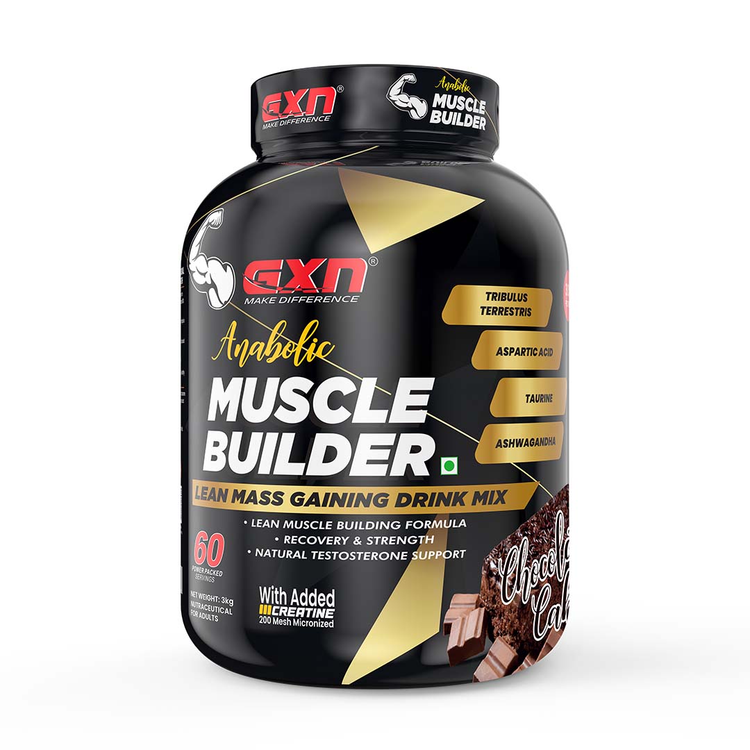 GNX ANABOLIC MUSCLE BUILDER Advanced High Calorie Protein Shake For Lean Mass 5kg