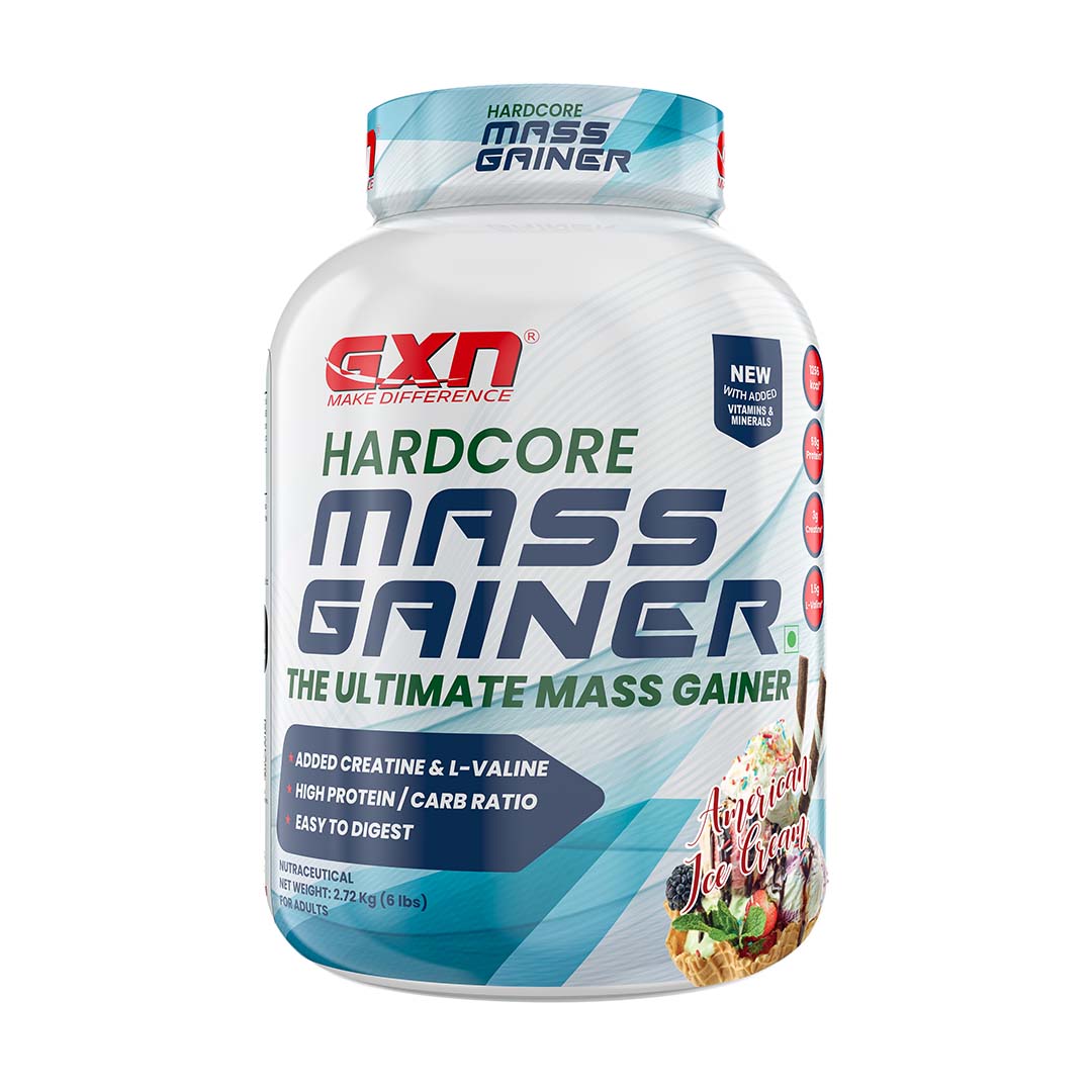 GXN HARDCORE MASS GAINER Extreme Mass Gaining Formula 2.2lbs