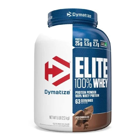 Dymatize Elite 100% Whey Protein, 2.27 kg (5 lb), Rich Chocolate