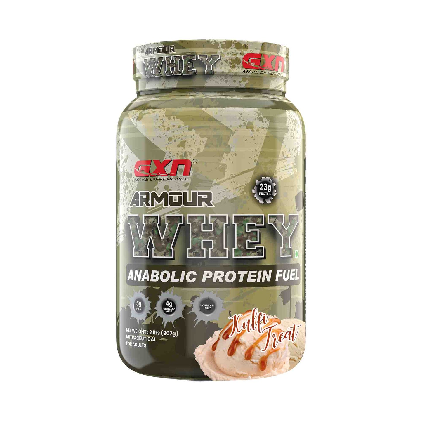 GXN ARMOUR WHEY Increase Muscle Size  4.4 lbs