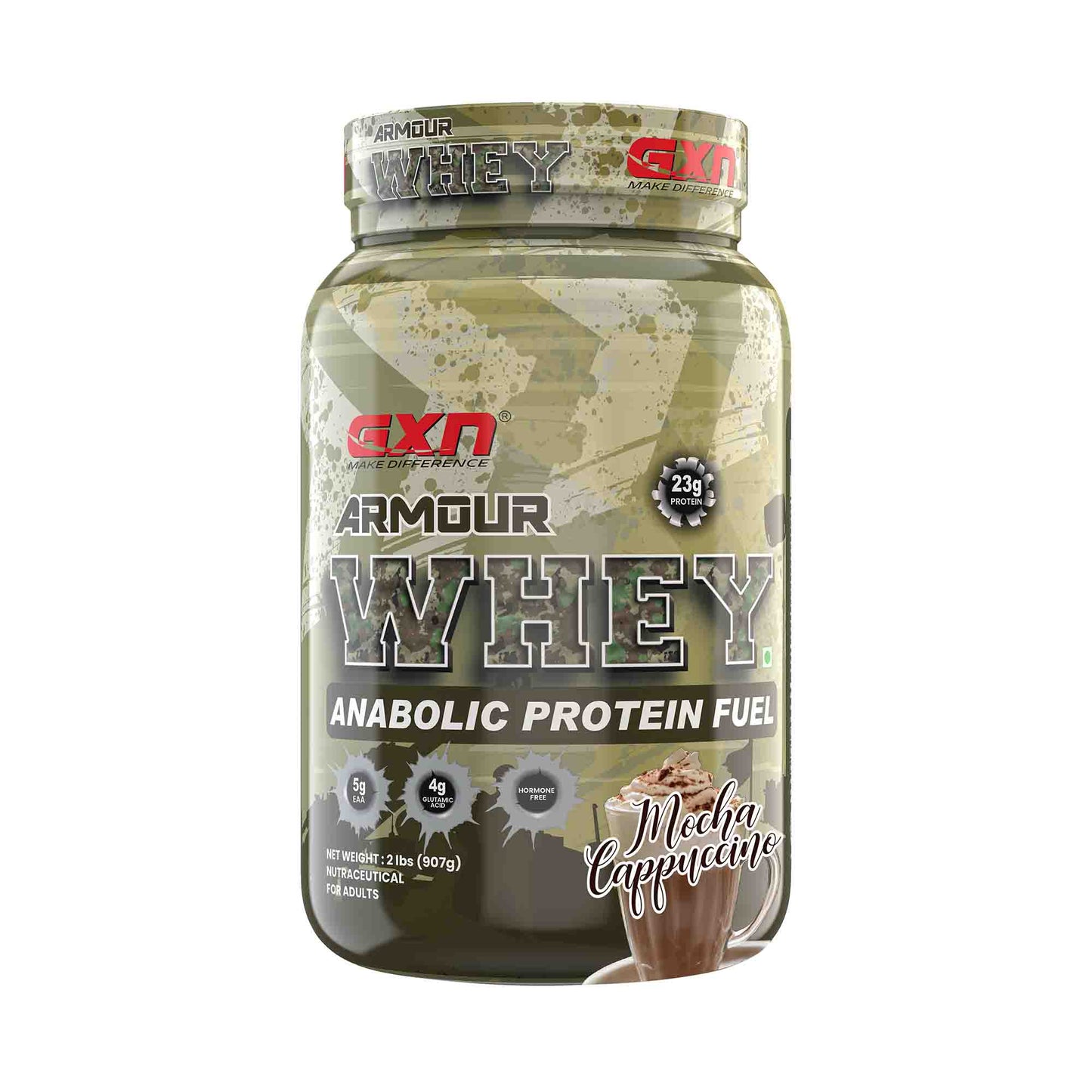 GXN ARMOUR WHEY Increase Muscle Size  4.4 lbs