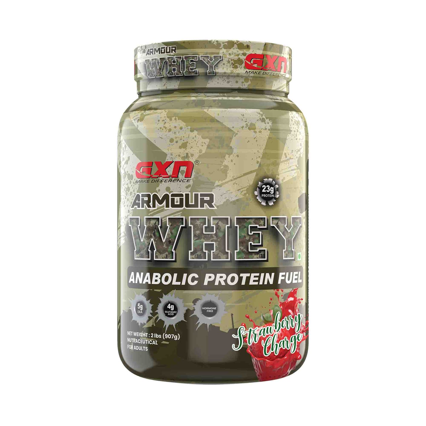 GXN ARMOUR WHEY Increase Muscle Size  4.4 lbs