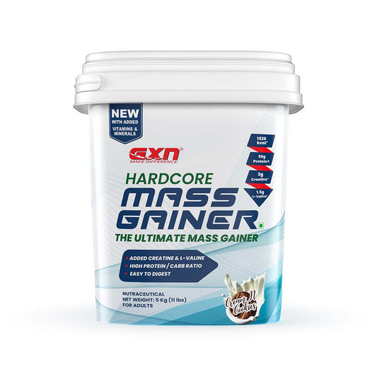 GXN HARDCORE MASS GAINER Extreme Mass Gaining Formula 6lbs