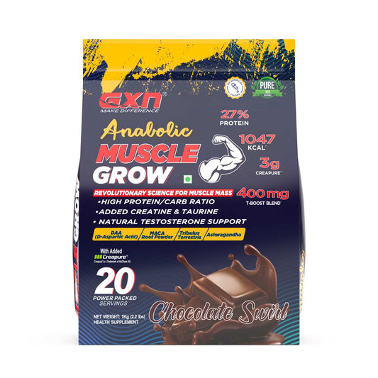 GNX ANABOLIC MUSCLE GROW Revolutionary Science For Muscle Mass 2.2lbs