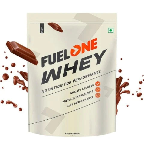 Fuel One Whey Protein Powder, 1 kg (2.2 lb), Chocolate