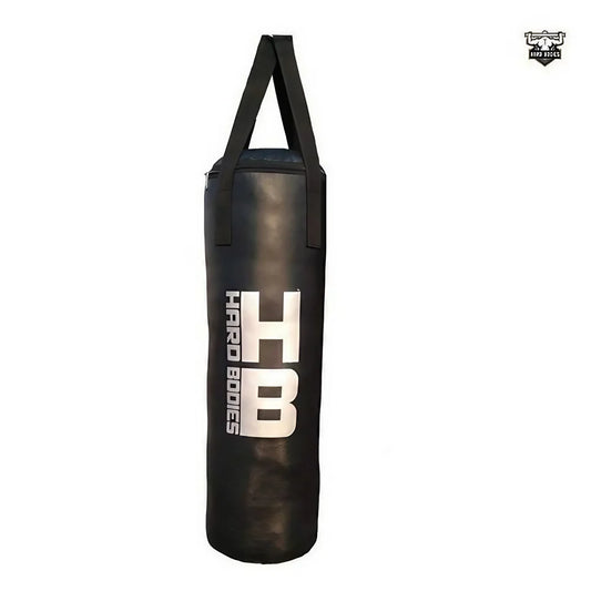 Black Punch Bag With Belt